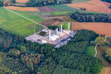 OGE compressor station Schwarzach in the district Hildmannsfeld in Rheinmünster in the state Baden-Wuerttemberg, Germany