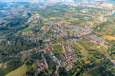 Town View of the streets and houses of the residential areas in Lauf in the state Baden-Wuerttemberg, Germany