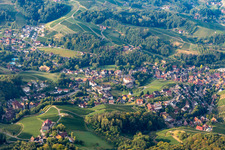 Agricultural fields and farmland in the district Büchelbach in Sasbachwalden in the state Baden-Wuerttemberg, Germany