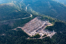Quarry for the mining and handling of Granit in Seebach in the state Baden-Wurttemberg, Germany