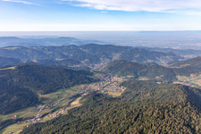 Aerial photograpy of Seebach in the state Baden-Wuerttemberg, Germany
