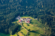 Aerial photograpy of Löscherhansenhof in the district Bad Peterstal in Bad Peterstal-Griesbach in the state Baden-Wuerttemberg, Germany
