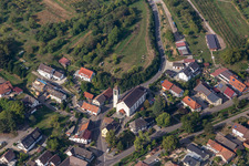 Holy Cross Church in the district Ebersweier in Durbach in the state Baden-Wuerttemberg, Germany