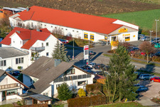 Net in Hatzenbühl in the state Rhineland-Palatinate, Germany