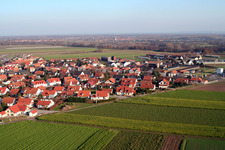 Potter's Ring from the West in Rheinzabern in the state Rhineland-Palatinate, Germany
