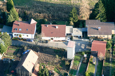 Oblique view of Mountain path in Jockgrim in the state Rhineland-Palatinate, Germany
