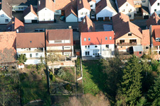 Ludwigstr in Jockgrim in the state Rhineland-Palatinate, Germany out of the air