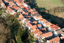 Ludwigstr in Jockgrim in the state Rhineland-Palatinate, Germany from above