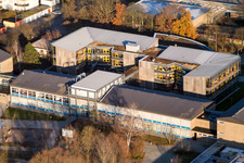 Aerial view of IGS in Kandel in the state Rhineland-Palatinate, Germany