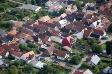 District Heuchelheim in Heuchelheim-Klingen in the state Rhineland-Palatinate, Germany out of the air