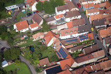 District Heuchelheim in Heuchelheim-Klingen in the state Rhineland-Palatinate, Germany out of the air