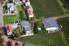District Klingen in Heuchelheim-Klingen in the state Rhineland-Palatinate, Germany viewn from the air