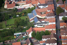 District Heuchelheim in Heuchelheim-Klingen in the state Rhineland-Palatinate, Germany seen from a drone