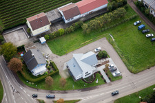 Drone image of District Heuchelheim in Heuchelheim-Klingen in the state Rhineland-Palatinate, Germany