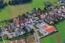 Saarstraße and NETTO in Kandel in the state Rhineland-Palatinate, Germany