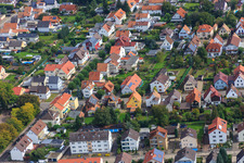 Aerial photograpy of Haardtstr in Kandel in the state Rhineland-Palatinate, Germany