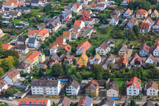 Oblique view of Haardtstr in Kandel in the state Rhineland-Palatinate, Germany