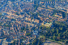 Maximilianstraße from the Altpörtel to the Domplatz in Speyer in the state Rhineland-Palatinate, Germany