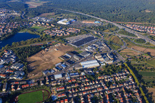 Schütte-Lanz-Park commercial area in Brühl in the state Baden-Wuerttemberg, Germany
