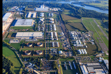 TanQuid tank farm in Speyer in the state Rhineland-Palatinate, Germany