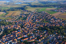 Ausserdorf in Rheinzabern in the state Rhineland-Palatinate, Germany