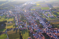 Luitpoldstraße from the east in Hatzenbühl in the state Rhineland-Palatinate, Germany