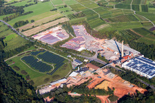 Building and production halls on the premises of Wienerberger GmbH, factory Malsch in Malsch in the state Baden-Wurttemberg, Germany
