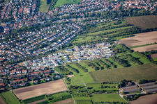 New development area Apfelweg in Wiesloch in the state Baden-Wuerttemberg, Germany