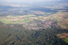 From the west in Neunkirchen in the state Baden-Wuerttemberg, Germany