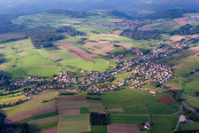 Village view in the district Oberdielbach in Waldbrunn in the state Baden-Wuerttemberg, Germany