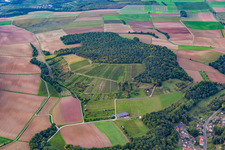 Aerial photograpy of District Dertingen in Wertheim in the state Baden-Wuerttemberg, Germany