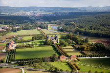 Building complex in the park of the castle Seehof in Memmelsdorf in the state Bavaria