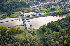 Aerial photograpy of District Viereth in Viereth-Trunstadt in the state Bavaria, Germany