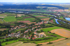 Roßstadter Weg in the district Dippach in Eltmann in the state Bavaria, Germany