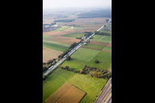 Drone recording of Vendenheim in the state Bas-Rhin, France