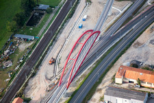 Drone image of Vendenheim in the state Bas-Rhin, France