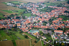 Village view in Weitbruch in the state Bas-Rhin, France
