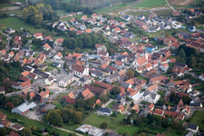 Aerial photograpy of Gries in the state Bas-Rhin, France
