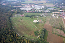 Bird's eye view of Gries in the state Bas-Rhin, France
