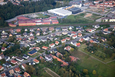 Bischwiller in the state Bas-Rhin, France out of the air