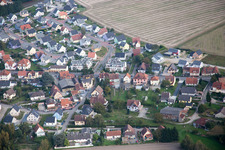 Bird's eye view of Bischwiller in the state Bas-Rhin, France