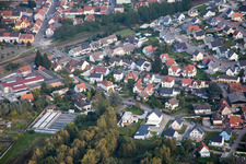 Drone recording of Bischwiller in the state Bas-Rhin, France