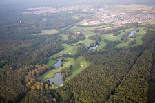 Golf course in Soufflenheim in the state Bas-Rhin, France