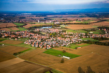 From the southwest in Rountzenheim in the state Bas-Rhin, France