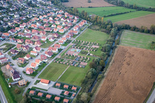 Beinheim in the state Bas-Rhin, France out of the air