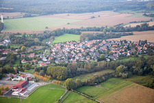 Drone recording of Beinheim in the state Bas-Rhin, France