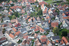 Beinheim in the state Bas-Rhin, France out of the air