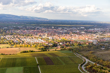 Town View of the streets and houses of the residential areas in Landau in der Pfalz in the state Rhineland-Palatinate, Germany