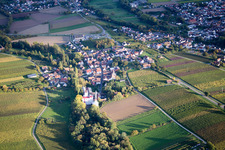 Town View of the streets and houses of the residential areas in the district Appenhofen in Billigheim-Ingenheim in the state Rhineland-Palatinate