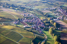 Aerial photograpy of District Mühlhofen in Billigheim-Ingenheim in the state Rhineland-Palatinate, Germany